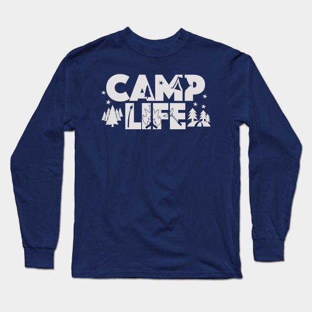 Camp Life Long Sleeve T-Shirt by markz66